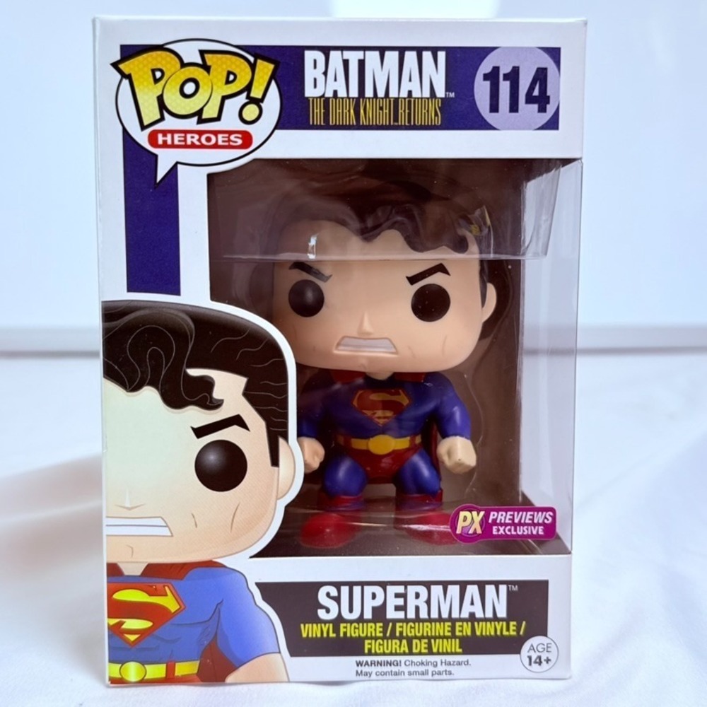 Funko Pop Superman 114 Batman The Dark Knight Returns PX Previews Exclusive